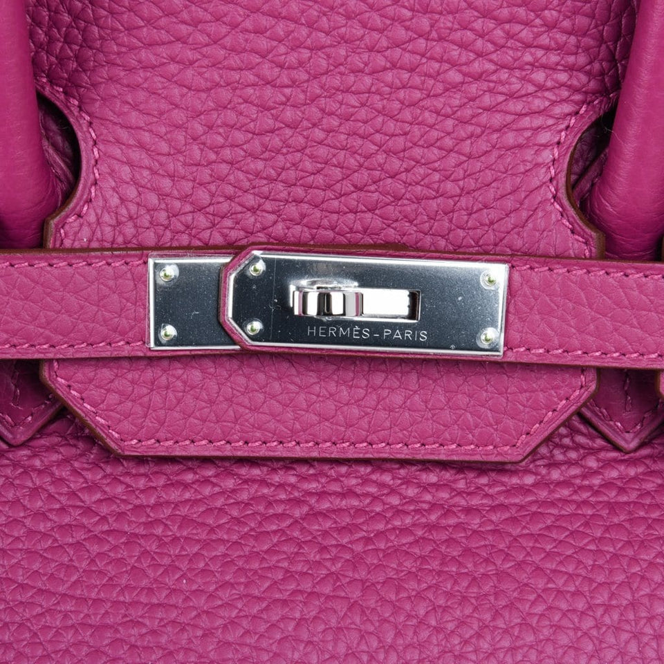 Hermes Birkin HSS 35 Bag Rare Pink Tosca Special Order Clemence Palladium