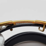 Hermes Leather Belt Black Gold Reversible