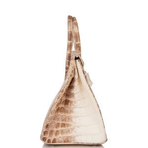 Hermes Birkin 30 Himalaya Niloticus Crocodile Palladium Hardware