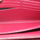 LOUIS VUITTON Zippy Rock Me Long Wallet Calf leather Pink M62949 LV Auth hk1005