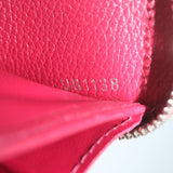 LOUIS VUITTON Zippy Rock Me Long Wallet Calf leather Pink M62949 LV Auth hk1005