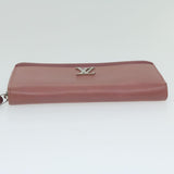 LOUIS VUITTON Zippy Rock Me Long Wallet Calf leather Pink M62949 LV Auth hk1005