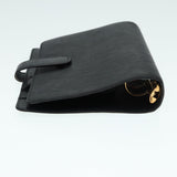 LOUIS VUITTON Epi Agenda MM Day Planner Cover Black R20042 LV Auth hk1595