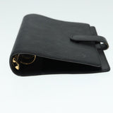 LOUIS VUITTON Epi Agenda MM Day Planner Cover Black R20042 LV Auth hk1595