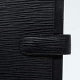 LOUIS VUITTON Epi Agenda MM Day Planner Cover Black R20042 LV Auth hk1595