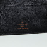 LOUIS VUITTON Epi Agenda MM Day Planner Cover Black R20042 LV Auth hk1595