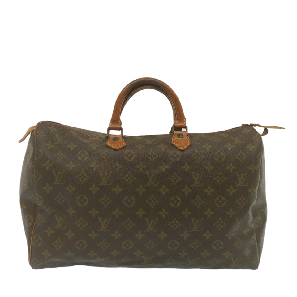 LOUIS VUITTON Monogram Speedy 40 Hand Bag Vintage M41522 LV Auth hs842