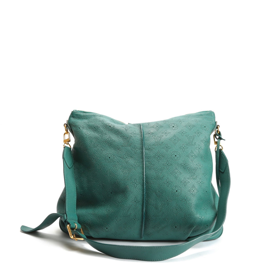 LOUIS VUITTON Selene MM Monogram Mahina Aqua