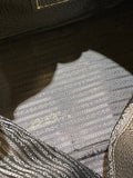 Prada Black Vitello Daino Tote Bag