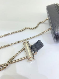 Prada Black Logo Airpods Case