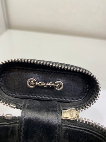 Prada Black Logo Airpods Case