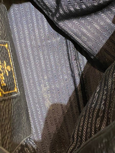 Prada Black Vitello Daino Tote Bag