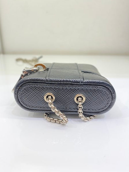 Prada Black Logo Airpods Case