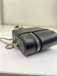 Prada Black Logo Airpods Case