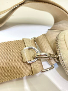 Prada Beige Re-Edition Multi Pochette Bag