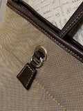 Prada Beige Logo Print Bag