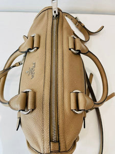 Prada Beige Vitello Phenix Tote Bag