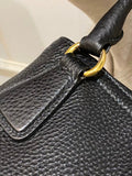 Prada Black Vitello Daino Tote Bag