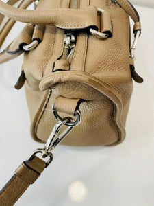 Prada Beige Vitello Phenix Tote Bag