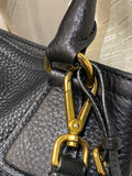 Prada Black Vitello Daino Tote Bag