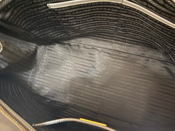 Prada Grey Tote Bag