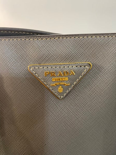 Prada Grey Tote Bag