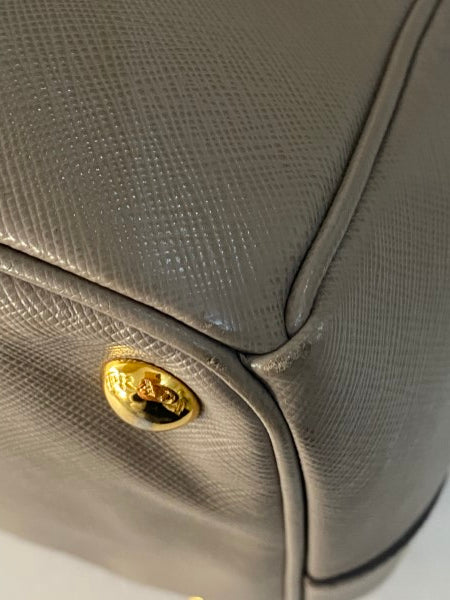 Prada Grey Tote Bag