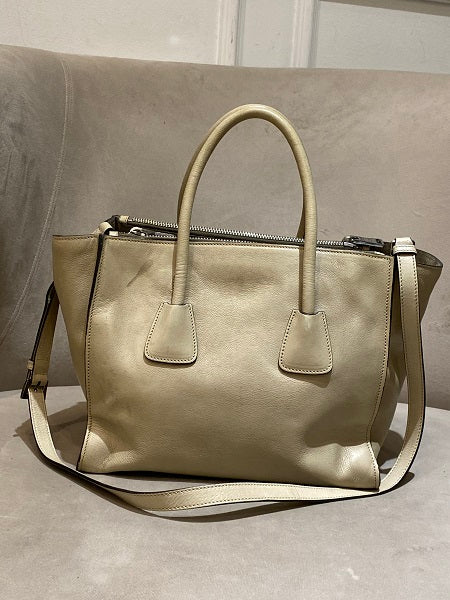 Prada Grey Shoulder Bag