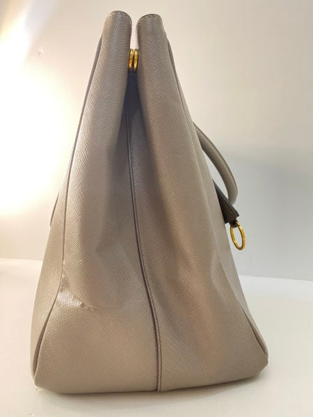 Prada Grey Tote Bag