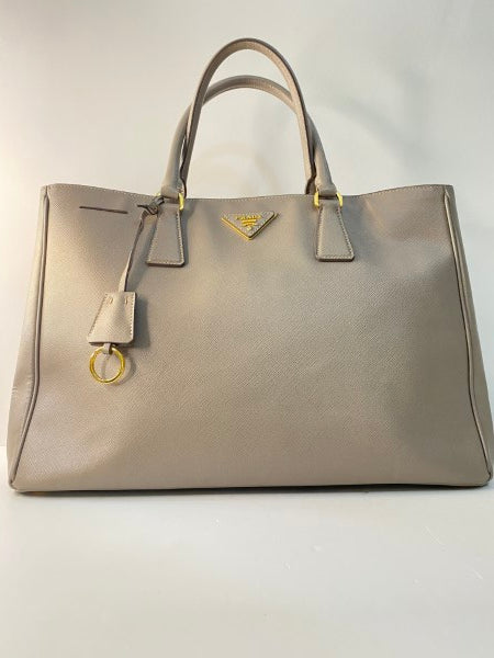 Prada Grey Tote Bag