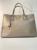 Prada Grey Tote Bag