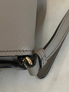 Prada Grey Twin Tote Bag