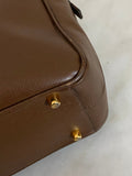 Prada Brown Bauletto Tote Bag