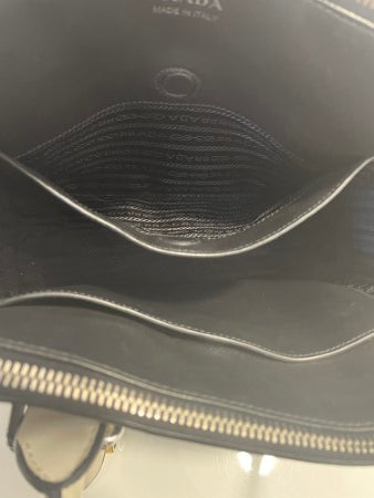 Prada Bicolor Concept Top Handle Bag