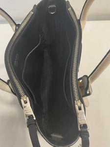 Prada Bicolor Concept Top Handle Bag