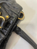 Prada Black Nappa Gaufre Tote Bag