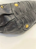 Prada Black Nappa Gaufre Tote Bag