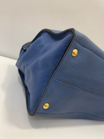 Prada Blue Vitello Daino Bag