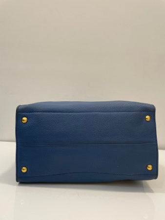 Prada Blue Vitello Daino Bag