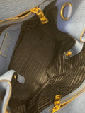 Prada Blue Vitello Daino Bag