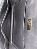 Prada Dark Blue Velvet Astrology Celestial Cahier Bag