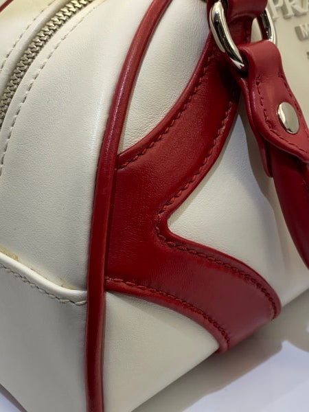 Prada Bicolor Bowling Bag