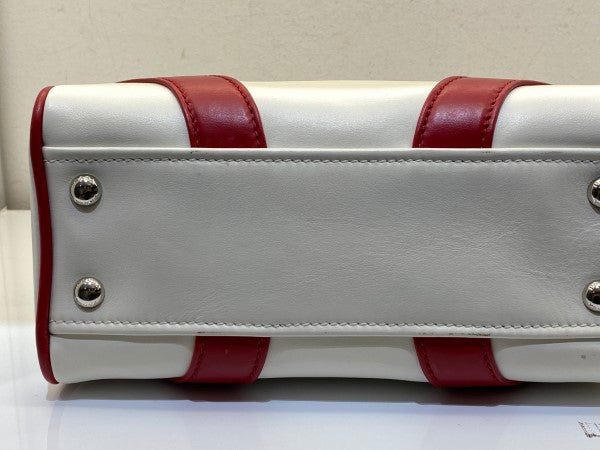 Prada Bicolor Bowling Bag