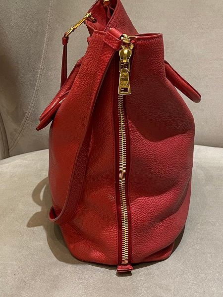 Prada Red Vitello Daino Bag