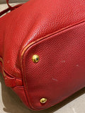 Prada Red Vitello Daino Bag
