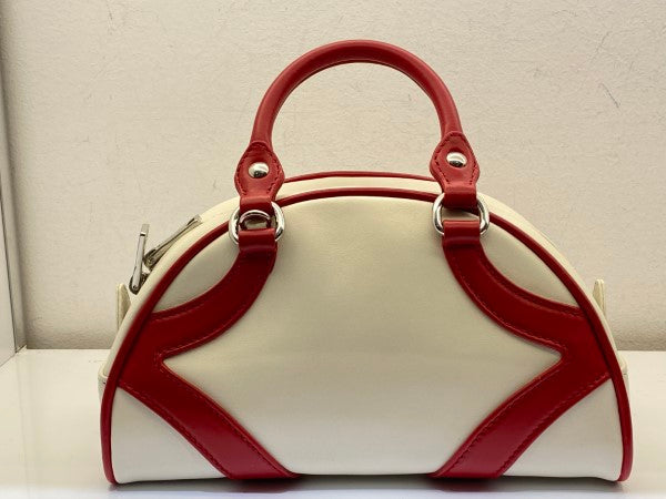 Prada Bicolor Bowling Bag