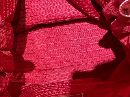 Prada Red Vitello Daino Bag