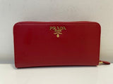 Prada Red Long Wallet