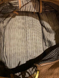 Prada Cafee Vitello Daino Tote Bag