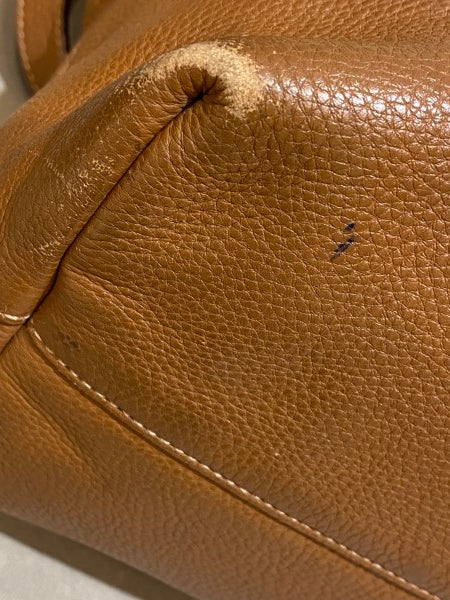 Prada Cafee Vitello Daino Tote Bag